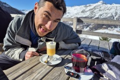 Bombardino e vin brulé Rifugio Novez